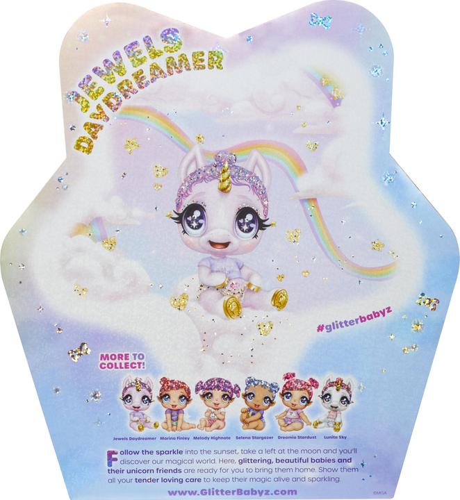 Immagine prodotto MGA Bambola unicorno Glitter Babyz - Arcobaleno rosa