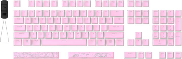 Immagine prodotto HP HyperX Pudding Keycaps 2 - Full Key Set - PBT - Pink (US Layout)