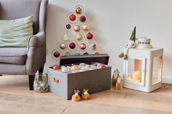 Produktbild Love it Store it Premium Weihnachtskugelbox mit 30 Fächern (58 x 36 x 25 cm, 52 l)