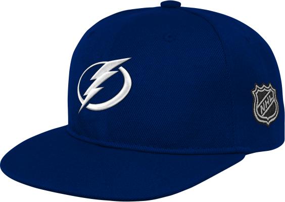 Outerstuff Logo Flatbrim NHL JR Snapback (Grossbritannien, Tampa Bay)