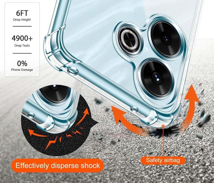 Produktbild Screenguard Crystal Soft Airbag Bumper (Xiaomi Redmi 13)