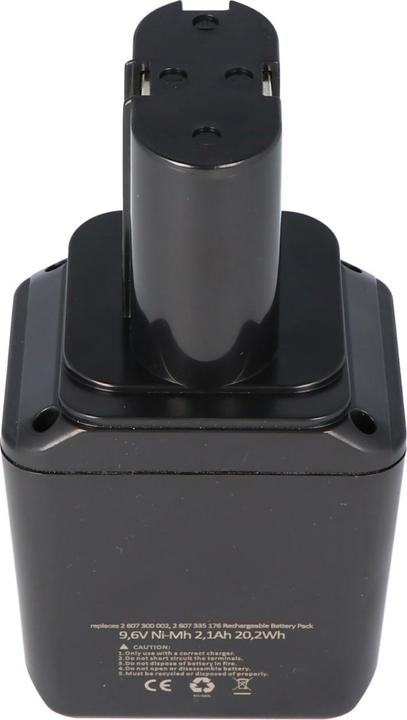 Produktbild AccuCell Akku Bosch 2 607 300 002 flache Seite, alte Version (9.6 V)