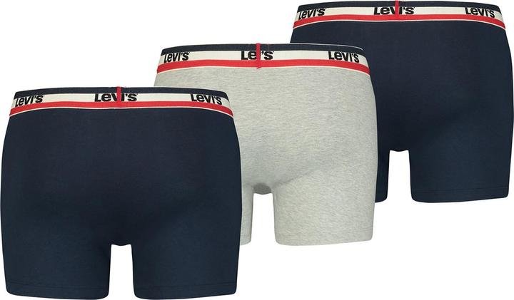 Image du produit Levis Boxer Short Casual Stretch MEN SPRTSWR LOGO BOXER BRIEF 3P (M, Lot de 3)