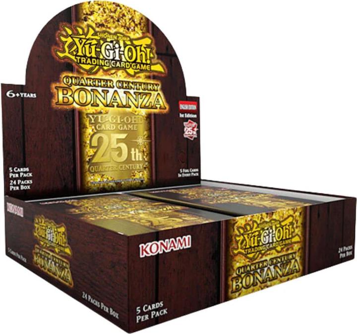 Immagine prodotto Yu-Gi-Oh Booster del Quarter Century Bonanza (Inglese, Display del booster)