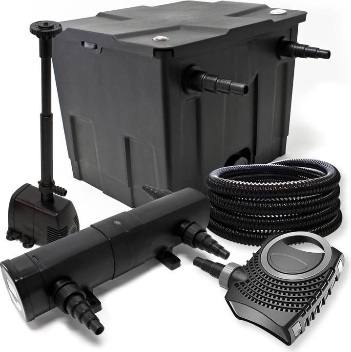 Produktbild Wiltec Filter Set Bio Teichfilter 12000l 36W UVC Teichklärer Pumpe Springbrunnen 009
