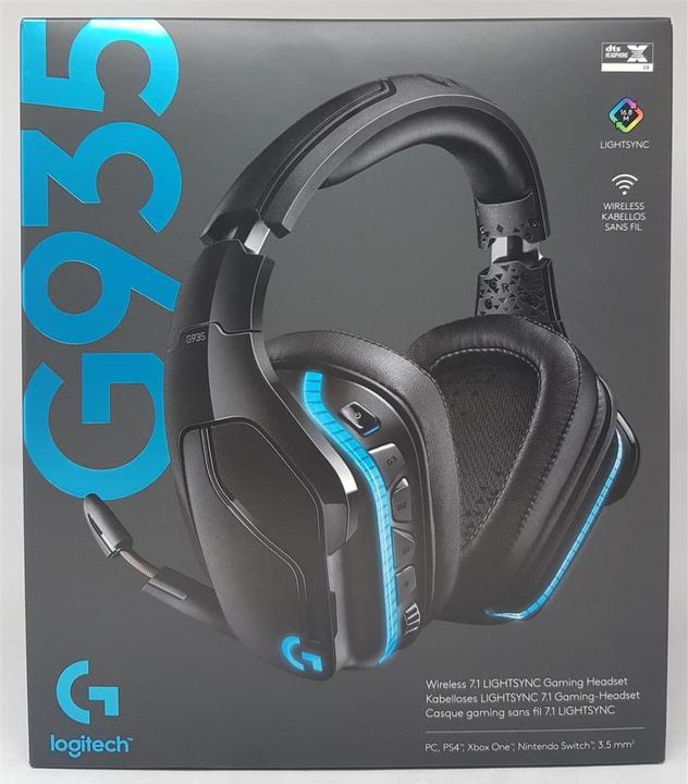 Actual product image Logitech G G935 Wireless 7.1 Surround Sound LIGHTSYNC for Gaming - 2.4 GHz - EMEA (Wireless)