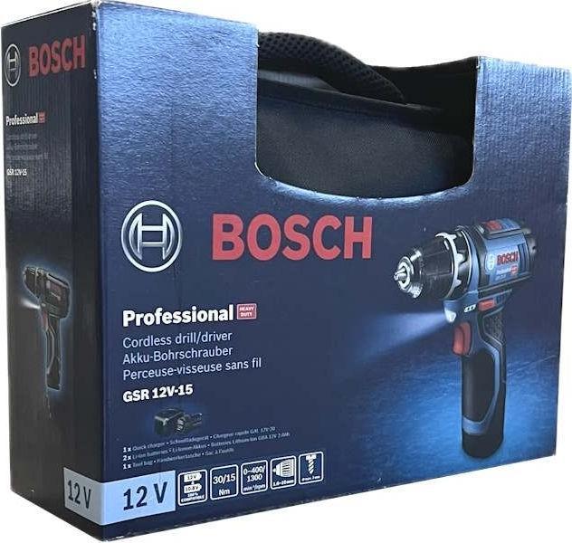 Image du produit Bosch Professional GSR 12V-15 (Fonctionnement sur batterie)