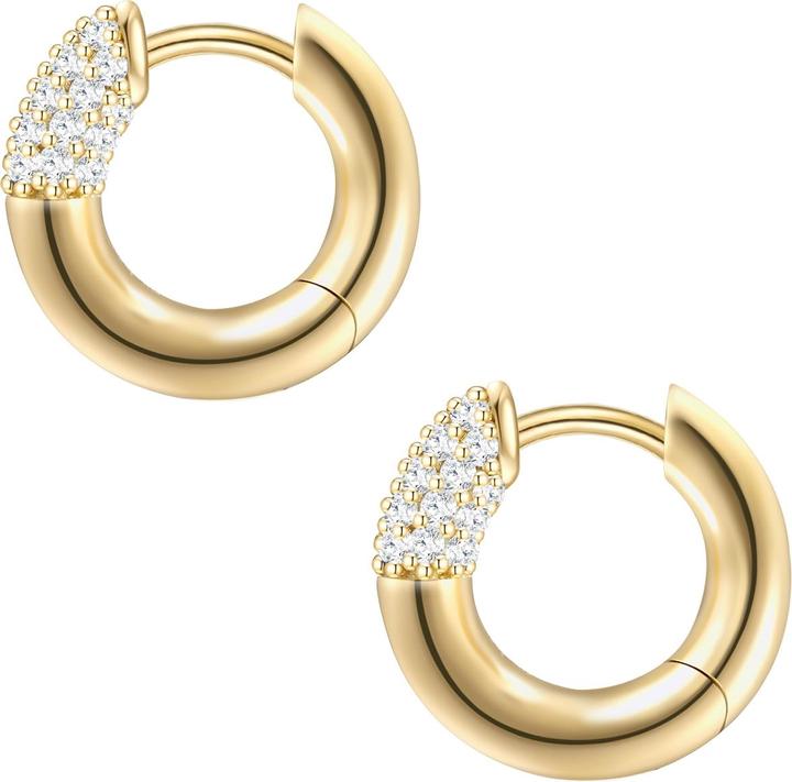 Produktbild Glanzstücke München Damen Sterling Silber Zirkonia gelbgold - 28963 (Sterling Silber)