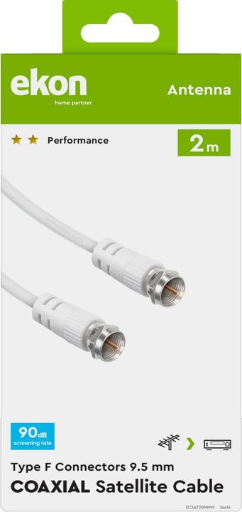 Produktbild Ekon Satellite cable, connectors type F male to male Type F (Antennenkabel)