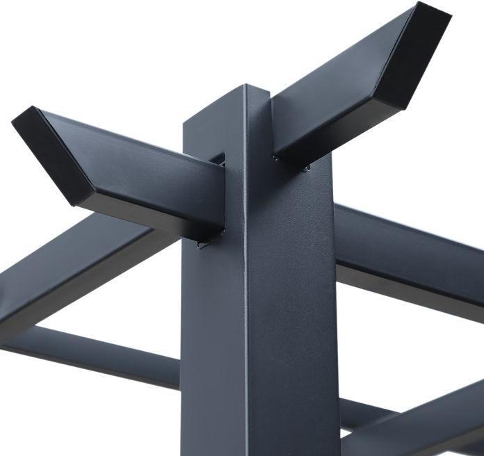 Actual product image Swisshandel24 stabiler Rosenpavillon als Rankhilfe wetterfest Metall schwarz 2,97x2,95x2,3m (297 cm, 295 cm)