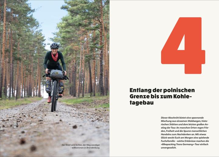 Actual product image Bikepacking Trans Germany (German, Sara Hallbauer, 2025)