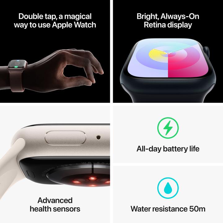 Produktbild Apple Watch Series 9 (41 mm, nur WLAN)
