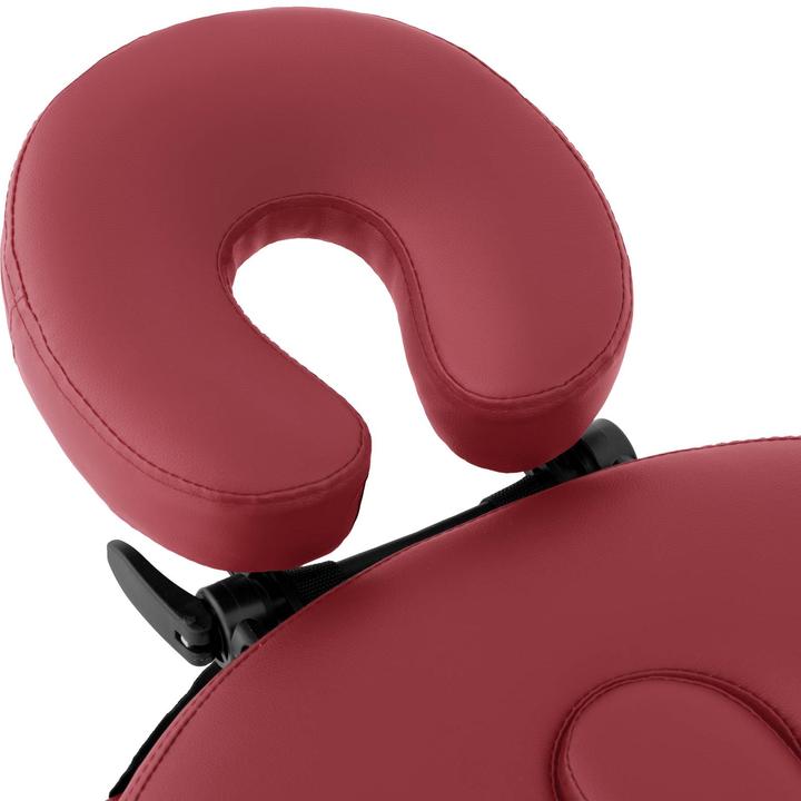 Produktbild Physa Massageliege klappbar Massagebank Massagetisch Holzrahmen 227 kg rot