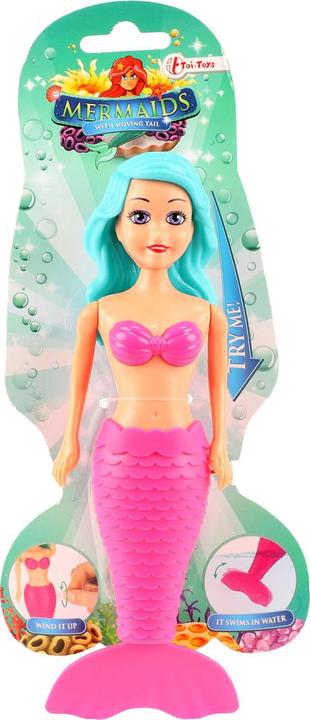 Actual product image Toi-Toys Mermaid doll with movable fin (wind-up)