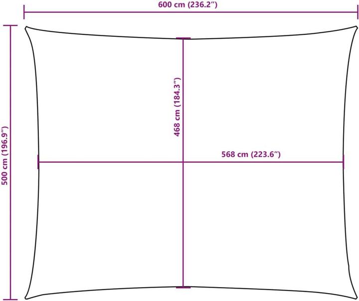 Image du produit VidaXL Voile d'ombrage (5 x 6 m)