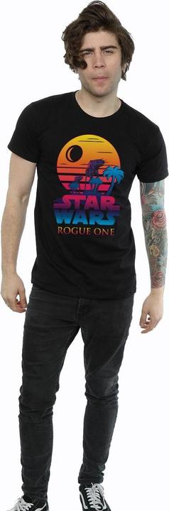 Produktbild Star Wars Rogue One Logo Sunset TShirt (XXL)