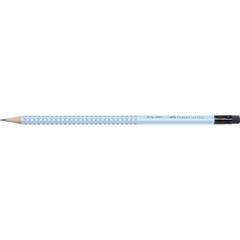 Immagine prodotto Faber-Castell Grip 2001 B Bleistift mit Radiergummi, blau (12 Stück) (B, 12 x)
