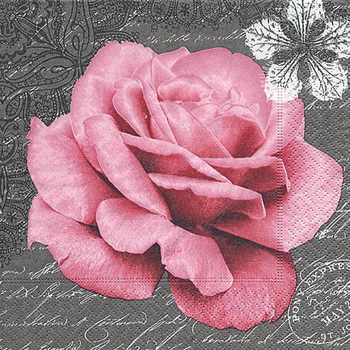 Produktbild No Name Servietten Rose (20 x, 33 x 33 cm)