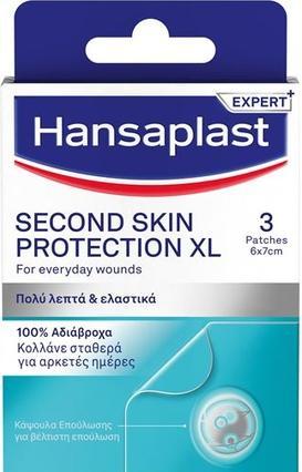 Immagine prodotto Hansaplast Second Skin Protection Xl Advanced Hydrocolloid Dressings 6x7cm - 3 Pieces