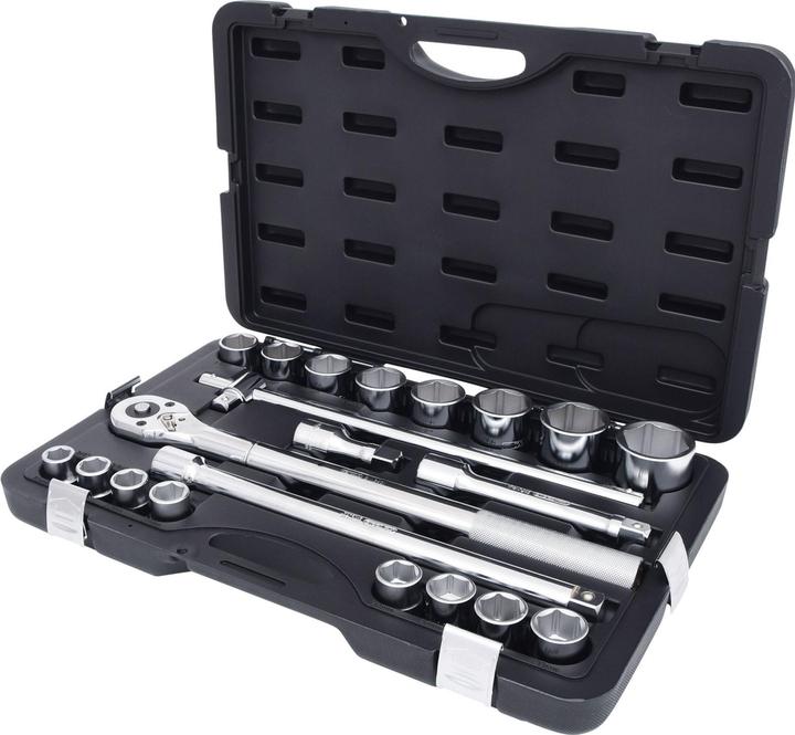 Produktbild KS Tools Steckschlüssel- Satz (19 mm, 21 mm, 22 mm, 23 mm, 24 mm, 26 mm, 27 mm, 29 mm, 30 mm, 32 mm, 35 mm, 36 mm, 38 mm, 41 mm, 46 mm, 50 mm)