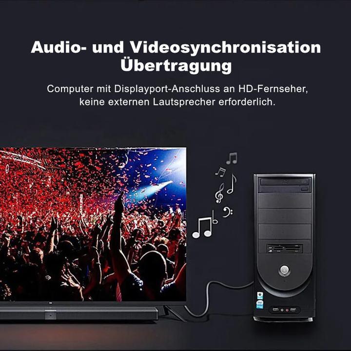 Immagine prodotto Hermex Cavo di collegamento da DP a HDMI (4.40 m, DisplayPort)