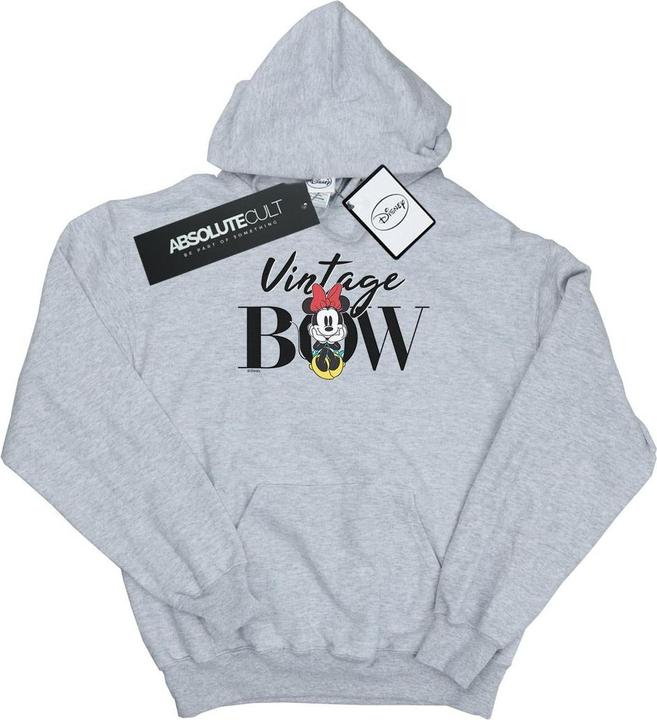 Actual product image Disney Mens Minnie Mouse Vintage Bow Hoodie (M)