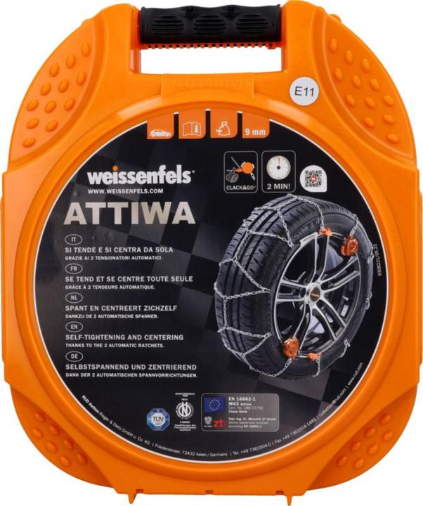 Immagine prodotto Weissenfels Catena da neve Attiwa Clack & Go misura 11