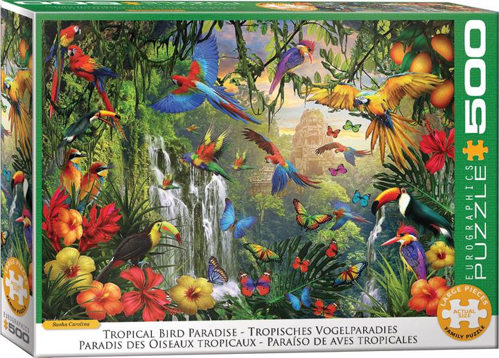 Produktbild Eurographics Tropisches Vogelparadies (500 Teile)