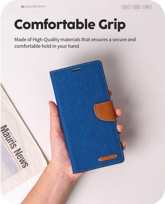 Actual product image Goospery Canvas Diary Series (Apple iPhone 16 Pro)