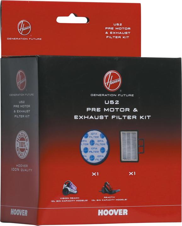Actual product image Candy Hoover U52 Kit Engine Filter + Hepa Filter