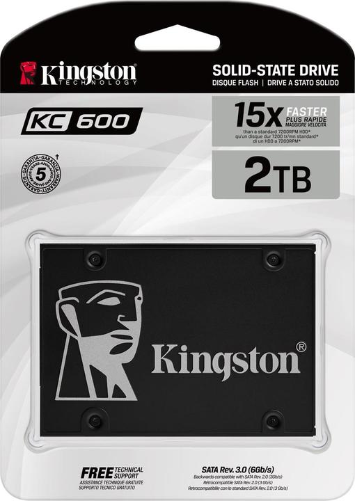 Actual product image Kingston KC600 (2048 GB, 2.5")