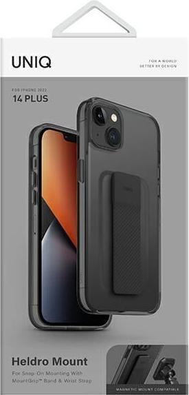 Actual product image Uniq etui Heldro Mount iPhone 14 Plus 6.7" czarny/vapour smoke (Apple iPhone 14 Plus)