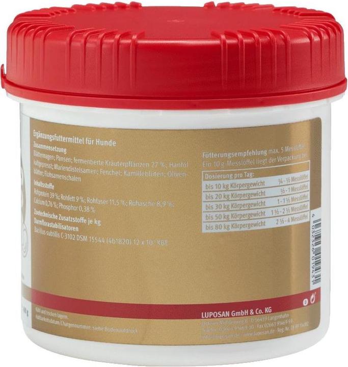 Actual product image Luposan Dog Food Supplement Active Gastrointestinal Complex, 400g (Adult, 1 pcs., 484 g)