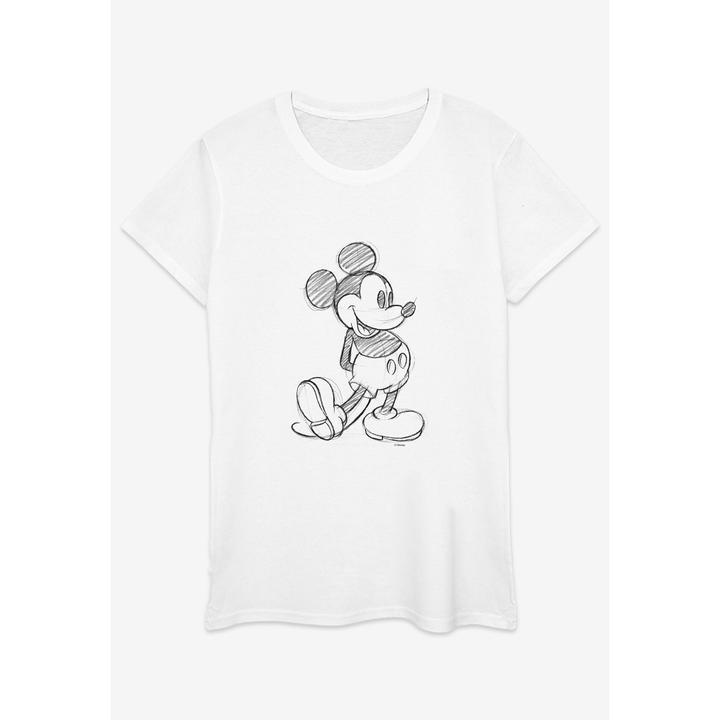 Image du produit Disney - T-shirt MICKEY MOUSE SKETCH KICK - Femme (S)