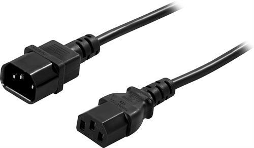 Deltaco DEL-113 - 2 m - 250 V - 10 A - Black (2 m)
