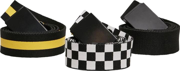 White, Black, Yellow