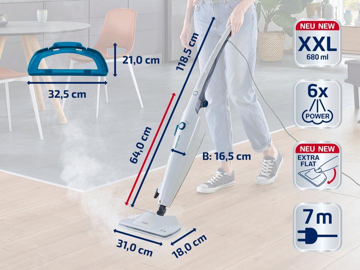 Actual product image Leifheit CleanTenso Power 2.0 (6 bar, 1200 W)