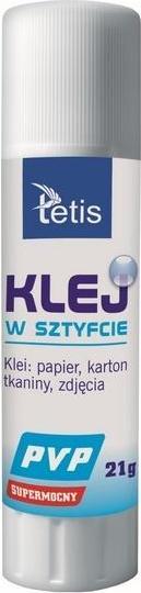 Produktbild Tetis PVP-Klebestift (farblos) 21g (12 Stück) BG112-G