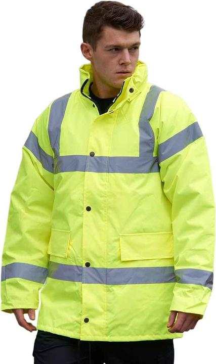 Actual product image Portwest Unisex Adult Hi-Vis Traffic Jacket (L)