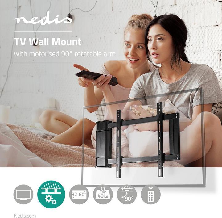 Produktbild Nedis Motorisierte TV-Wandhalterung 32-60" (Decke, 60", 40 kg)