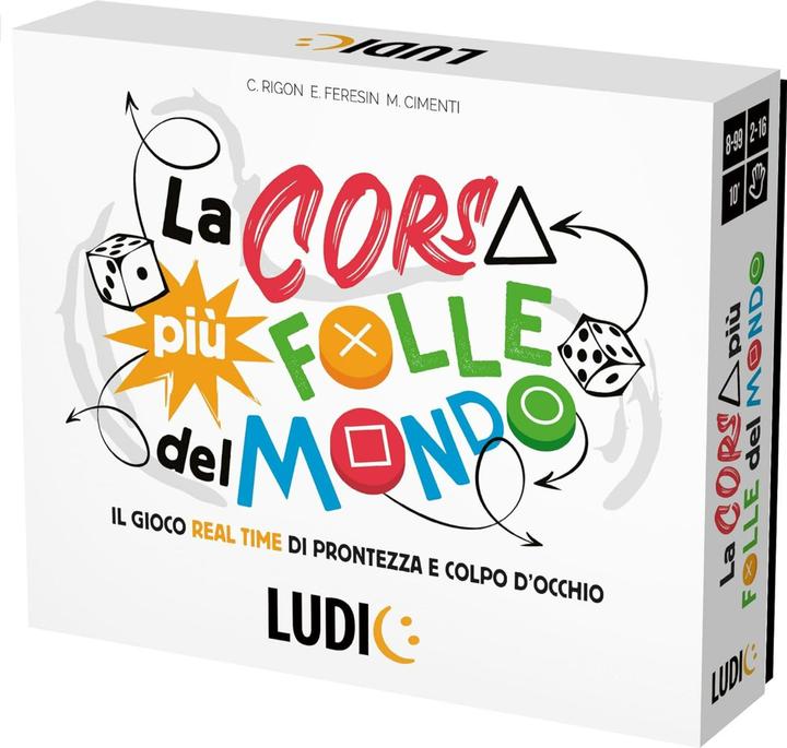 Immagine prodotto Headup Games Ludic IT59124 La corsa più pazza del mondo, gioco in tempo reale di prontezza e colpo d'occhio