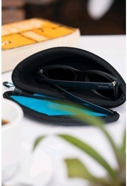 Actual product image Lifeventure Sunglasses Case, Recycled, Grey