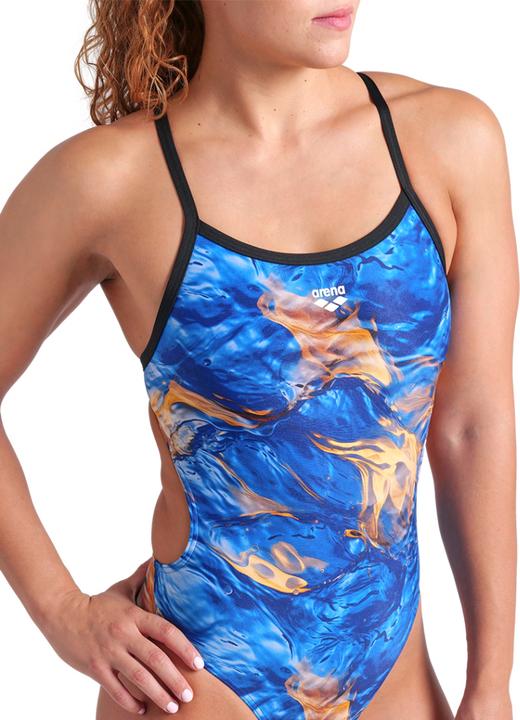 Produktbild Arena W Gold Leaves Swimsuit Challenge Back (40)