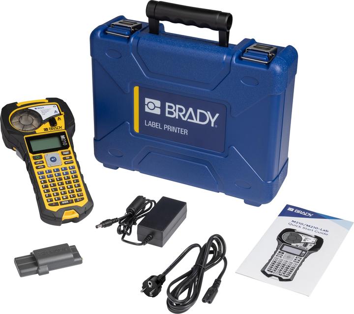 Actual product image Brady M210-KIT EU, mobile labelling device, continuous and label printing, ABC keyboard, max. width 19