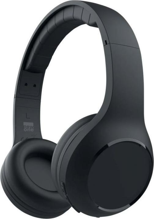 New One Cuffie Bluetooth HD 68, nero (Senza fili)