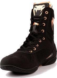 Produktbild Venum Boxschuhe Boxstiefel / Elite / Schwarz-Bronze / EU 41 (41)