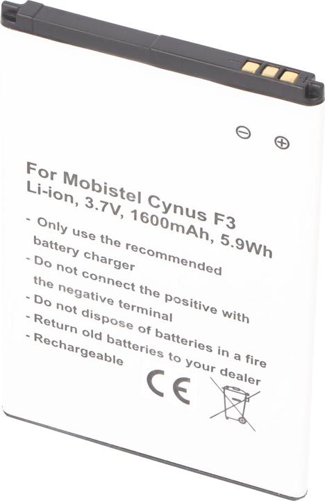 Image du produit AccuCell Akku MOBISTEL Cynus F3 Akku als Nachbau von passend für BTY26181