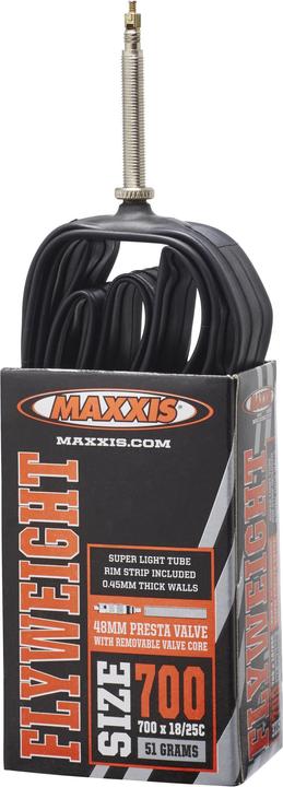 Produktbild Maxxis Flyweight Schlauch 700x18/25C Presta (Presta (SV), 28", 60 mm)