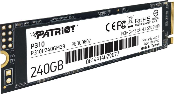 Produktbild Patriot P310 SSD 240 GB (240 GB, 2.5")