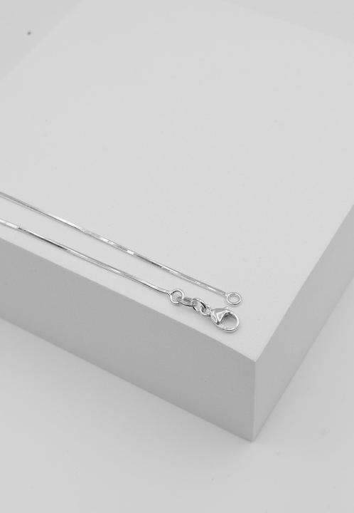 Produktbild Muau Necklace snake white gold 750, 1mm, 42cm (750/18K Weissgold, 42 cm)